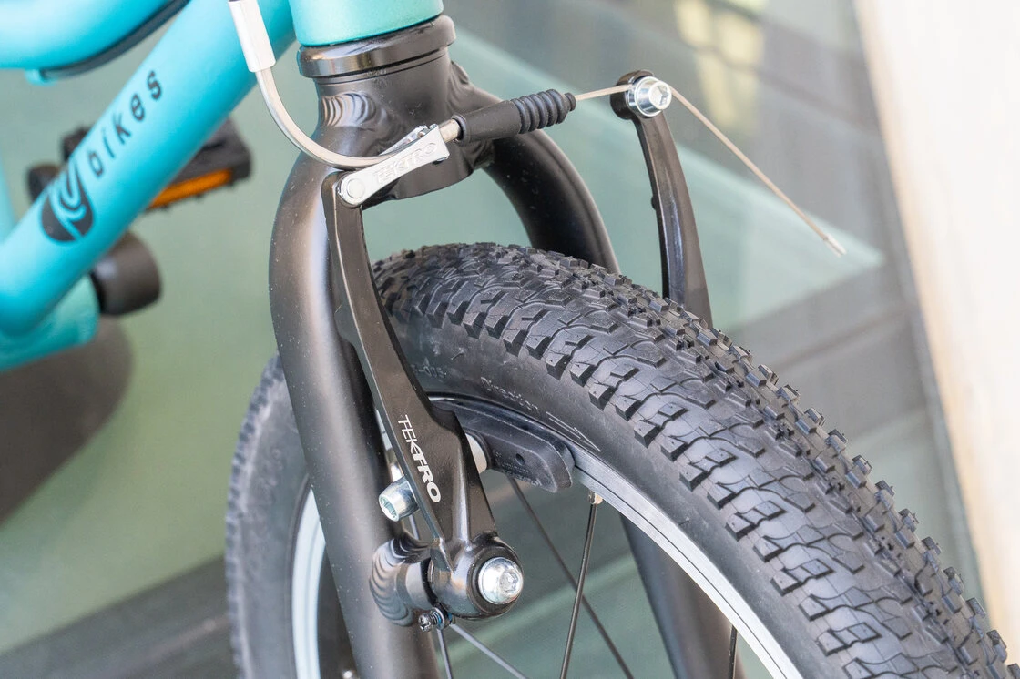 Lekki rower dla dziecka KUbikes 16S MTB Turkusowy /  laser czerwony