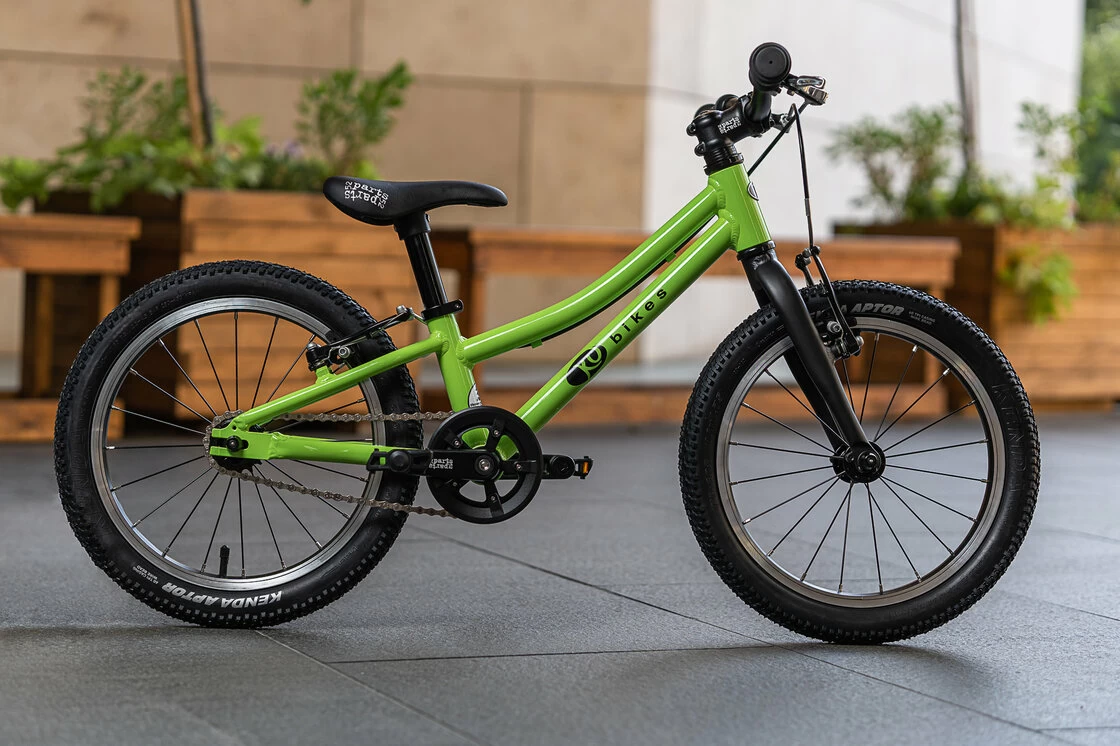 Lekki rower dla dziecka KUbikes 16S MTB Zielony