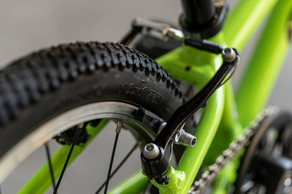 Lekki rower dla dziecka KUbikes 16S MTB Zielony