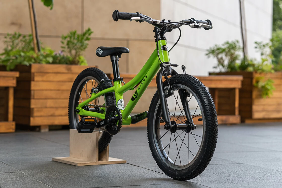 Lekki rower dla dziecka KUbikes 16S MTB Zielony