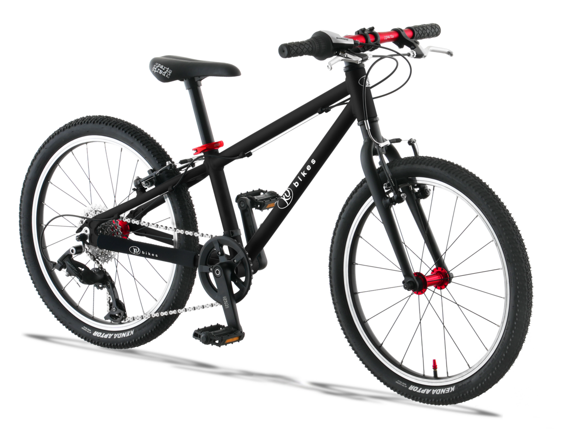 Lekki rower dla dziecka KUbikes 20 L MTB Czarny + laser red