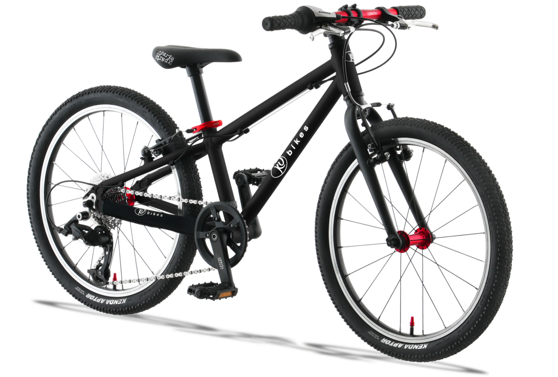 Lekki rower dla dziecka KUbikes 20 S MTB Czarny + Laser Red
