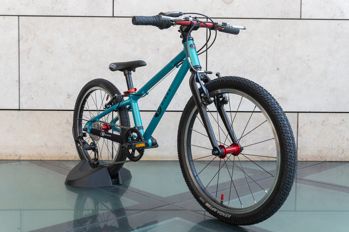 Lekki rower dla dziecka KUbikes 20 S MTB Turkusowy / laser czerwony