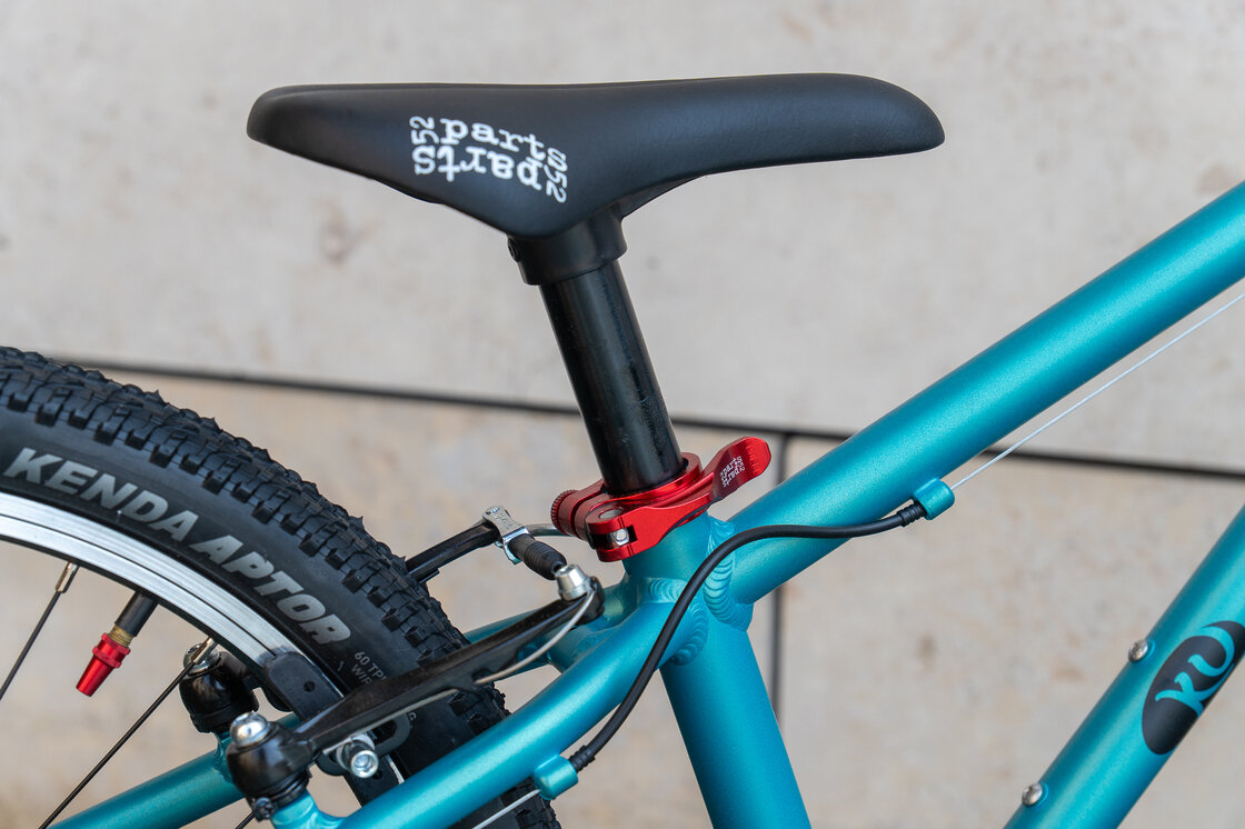 Lekki rower dla dziecka KUbikes 20 S MTB Turkusowy / laser czerwony