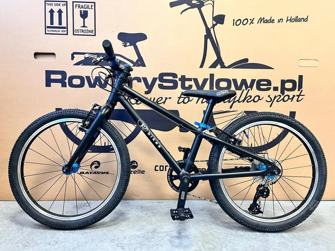 Lekki rower dla dziecka KUbikes 20 S OUTLET Czarny / Laser Blue