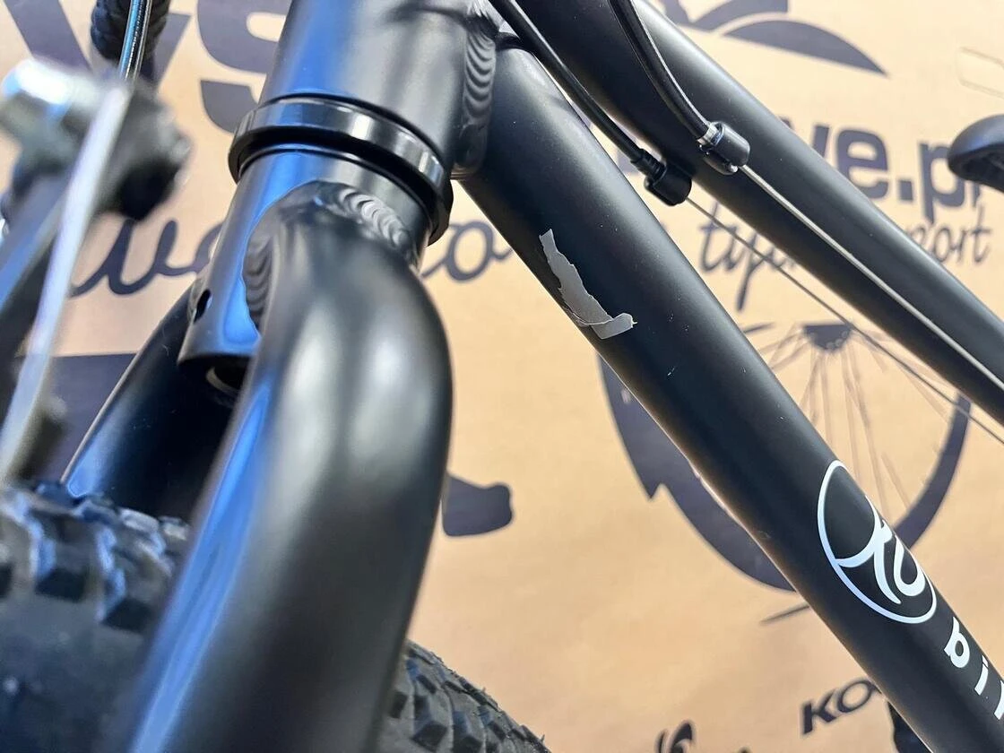 Lekki rower dla dziecka KUbikes 20 S OUTLET Czarny / Laser Blue