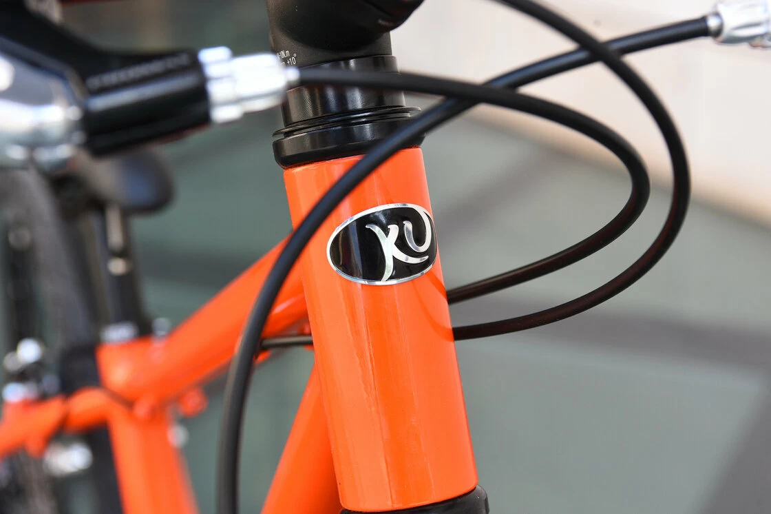 Lekki rower dla dziecka KUbikes 20 S pomarańczowy