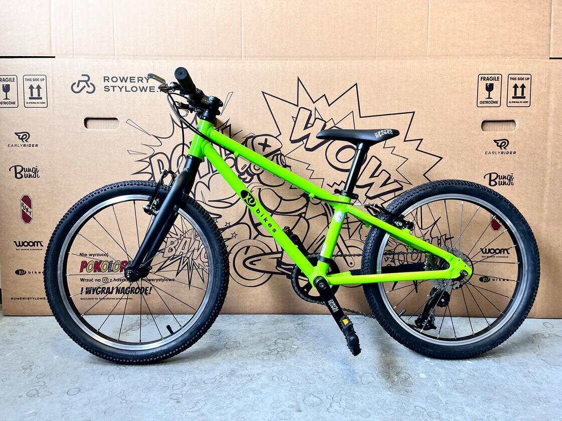 Lekki rower dla dziecka KUbikes 20L (MTB Zielony) OUTLET