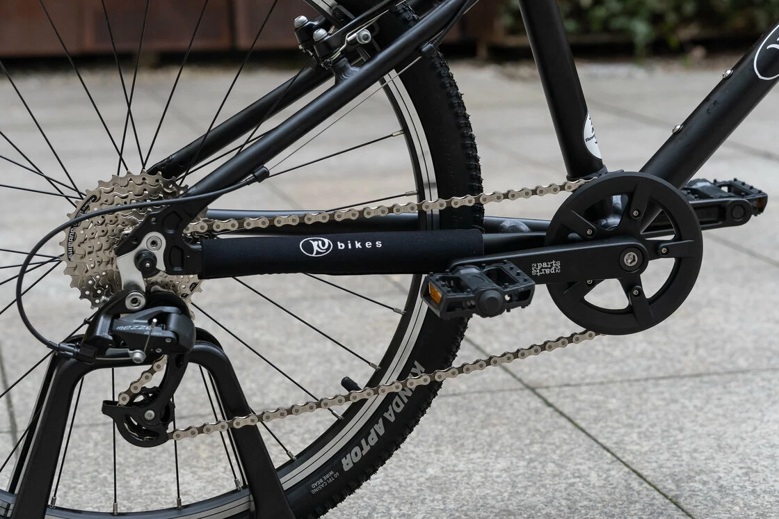 Lekki rower dla dziecka KUbikes 24 L MTB Czarny