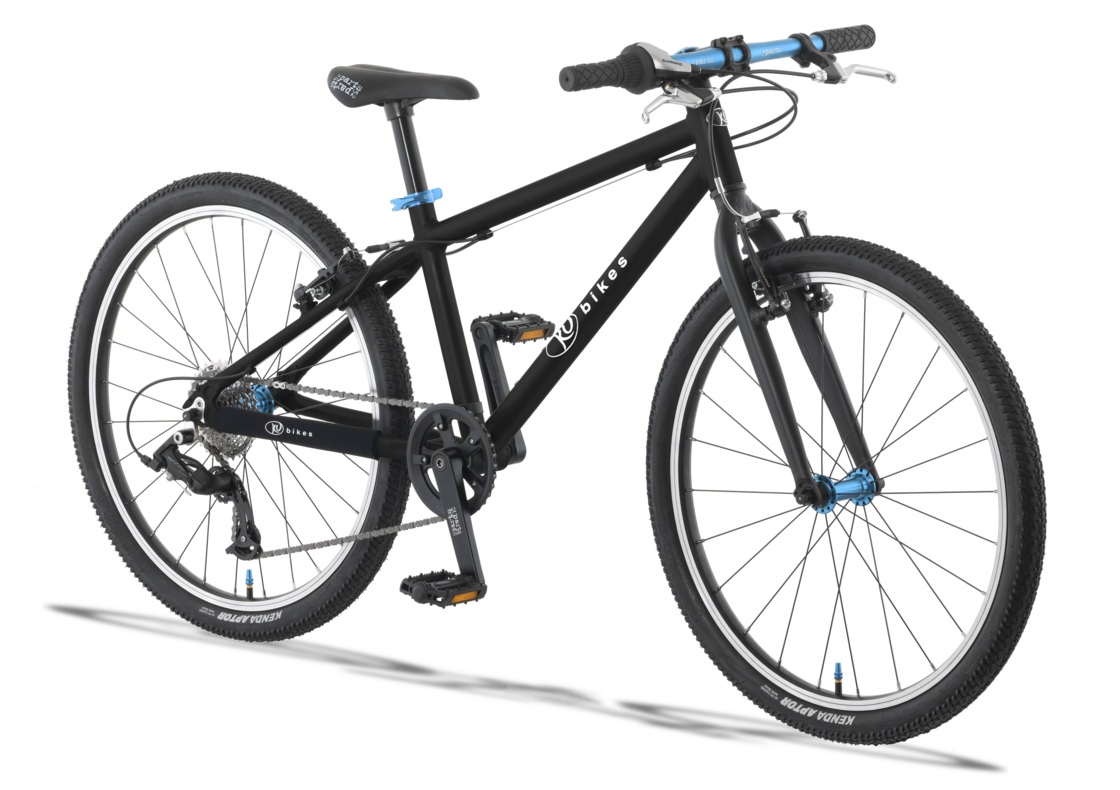 Lekki rower dla dziecka KUbikes 24 L MTB Czarny + Laser Blue