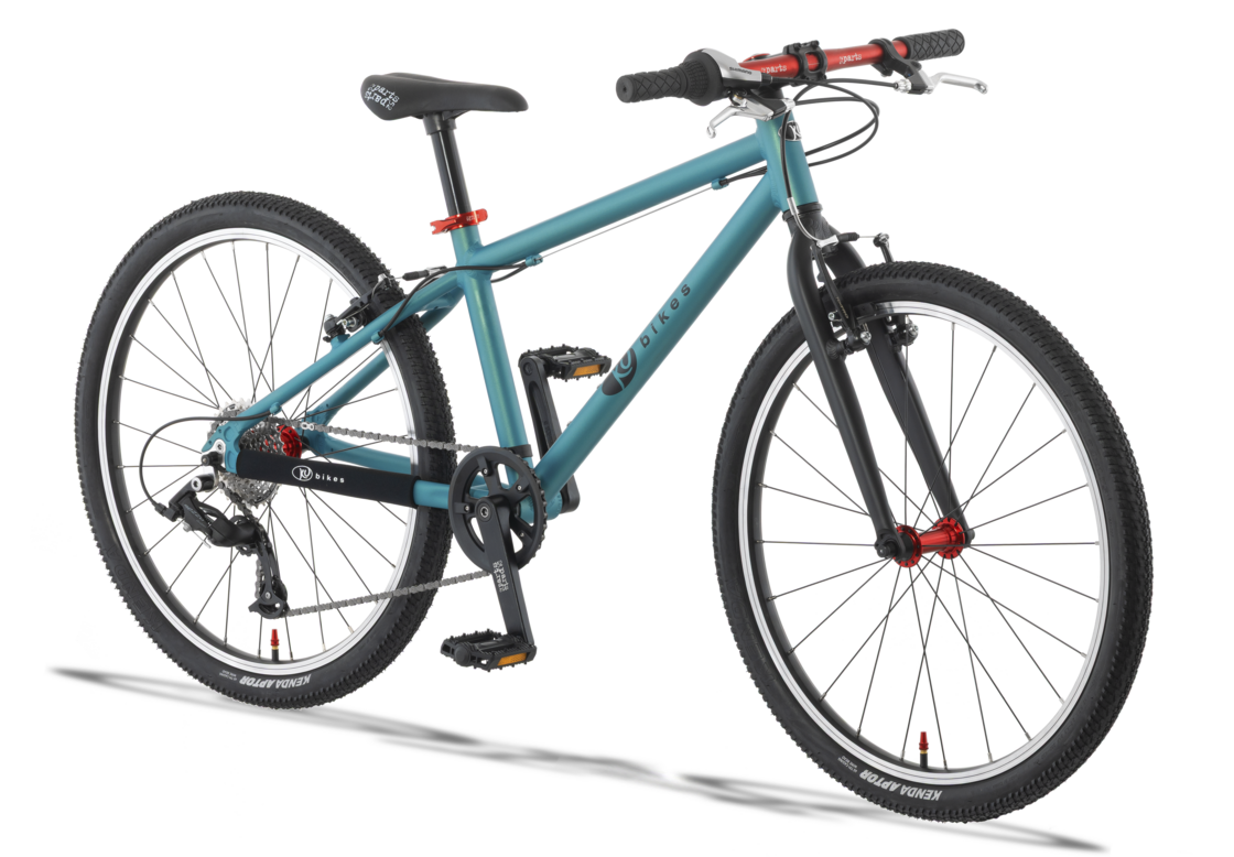 Lekki rower dla dziecka KUbikes 24 L MTB Turkusowy + Laser Red