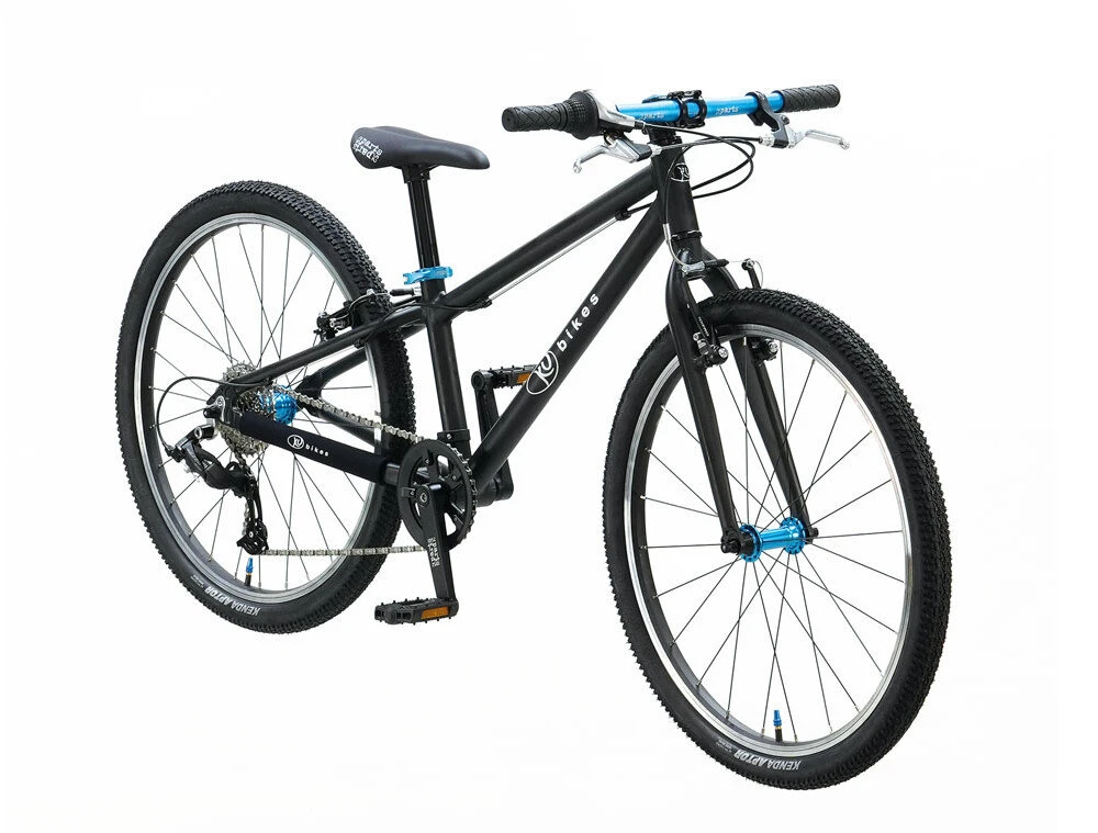 Lekki rower dla dziecka KUbikes 24 S MTB Czarny/Laser Blue