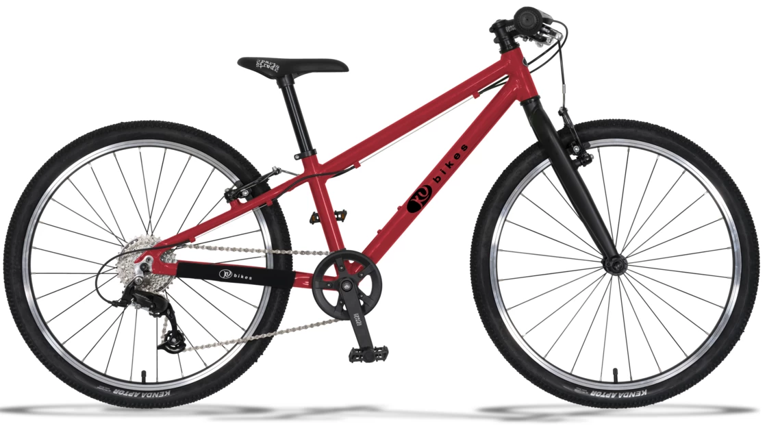 Lekki rower dla dziecka KUbikes 24 S MTB MTB Czerwony