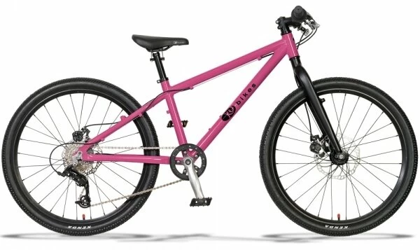 Lekki rower dla dziecka KUbikes 24L MTB Disc różowy