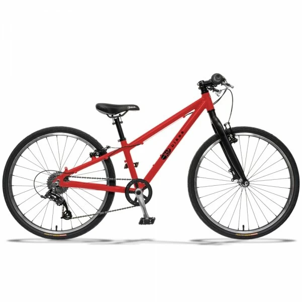 Lekki rower dla dziecka KUbikes 24S MTB MTB Czerwony
