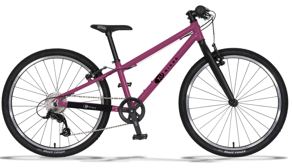 Lekki rower dla dziecka KUbikes 24S MTB MTB Różowy