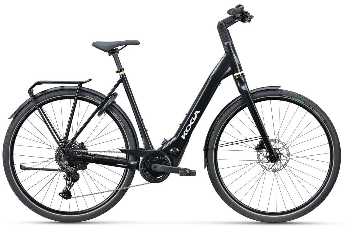 Lekki rower elektryczny KOGA E-F3 5.0 BOSCH Unisex Vulcan Black