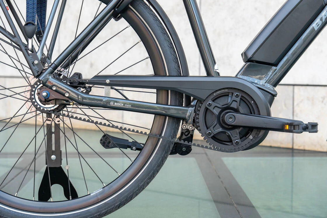 Lekki rower elektryczny na pasku Batavus Dinsdag E-go Exclusive Bosch