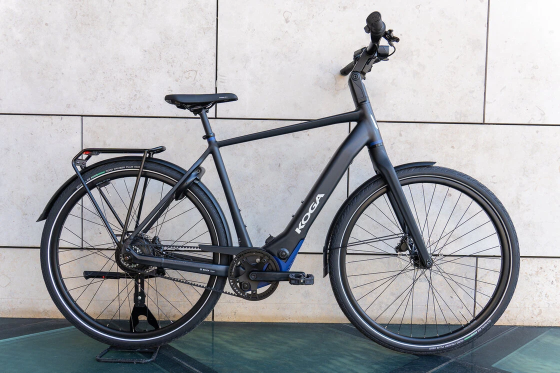 Lekki rower elektryczny na pasku KOGA E-F3 6.0 BOSCH Męski Vulcan Black Mat OUTLET