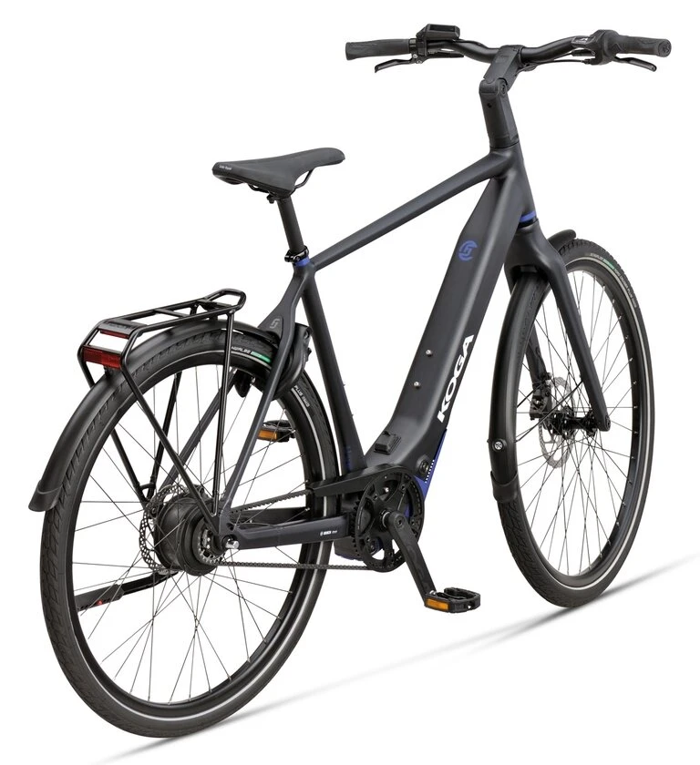 Lekki rower elektryczny na pasku KOGA E-F3 6.0 BOSCH Męski Vulcan Black Mat