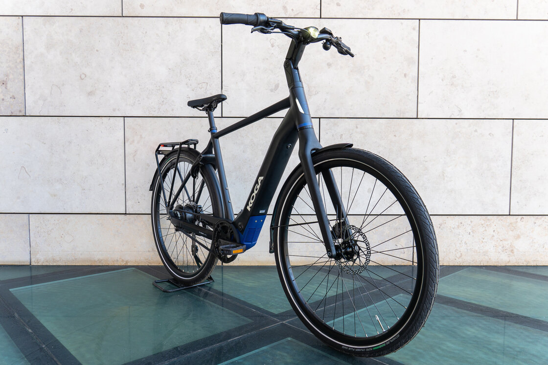 Lekki rower elektryczny na pasku KOGA E-F3 6.0 BOSCH Męski Vulcan Black Mat