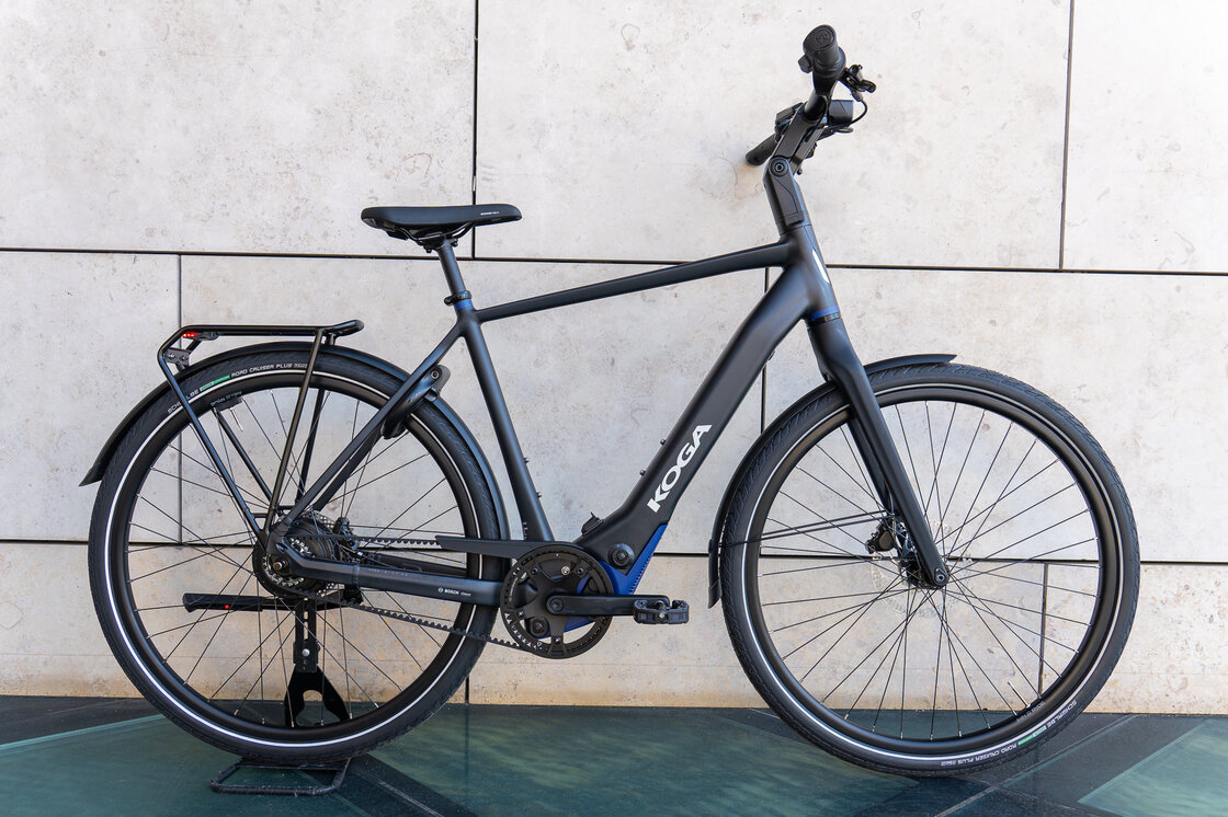 Lekki rower elektryczny na pasku KOGA E-F3 6.0 BOSCH Męski Vulcan Black Mat