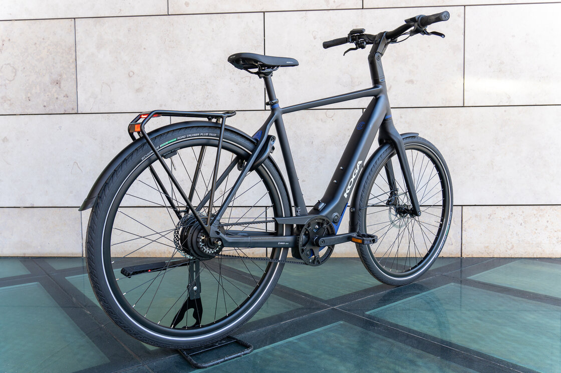 Lekki rower elektryczny na pasku KOGA E-F3 6.0 BOSCH Męski Vulcan Black Mat
