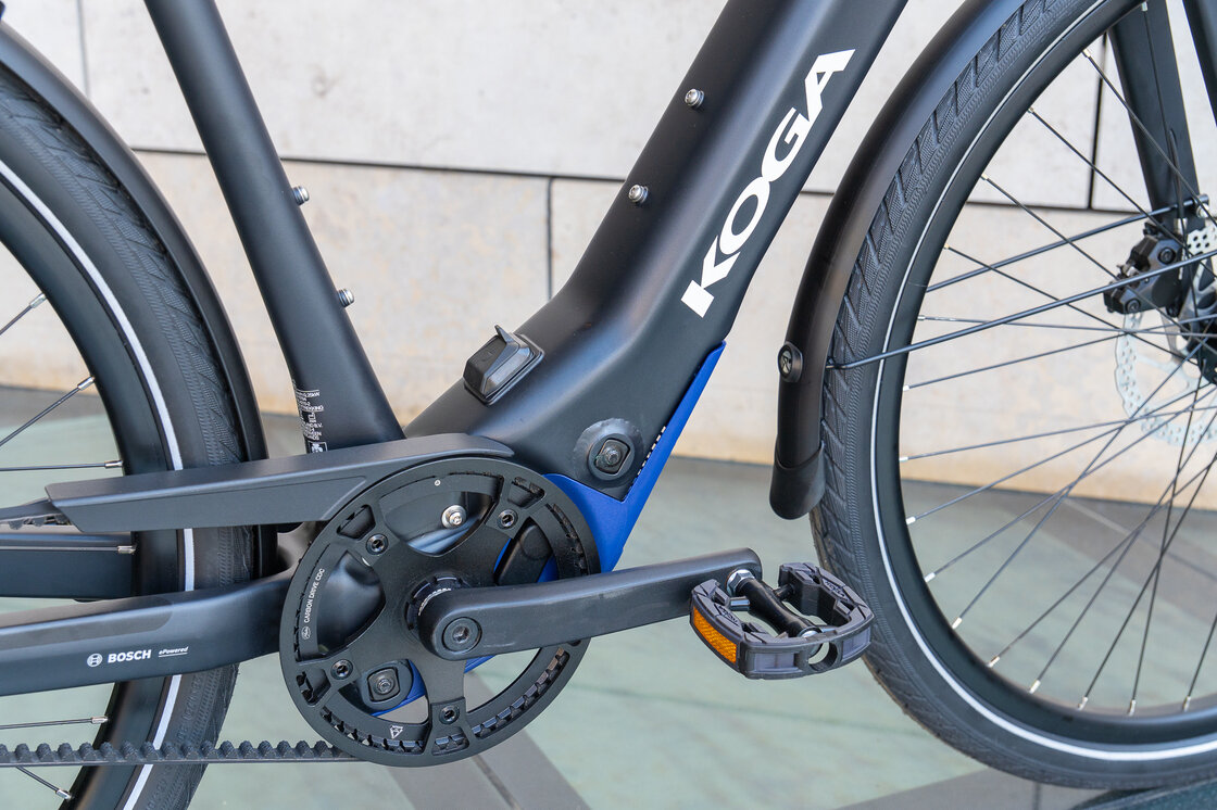 Lekki rower elektryczny na pasku KOGA E-F3 6.0 BOSCH Męski Vulcan Black Mat