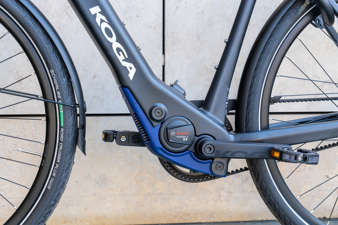 Lekki rower elektryczny na pasku KOGA E-F3 6.0 BOSCH Męski Vulcan Black Mat