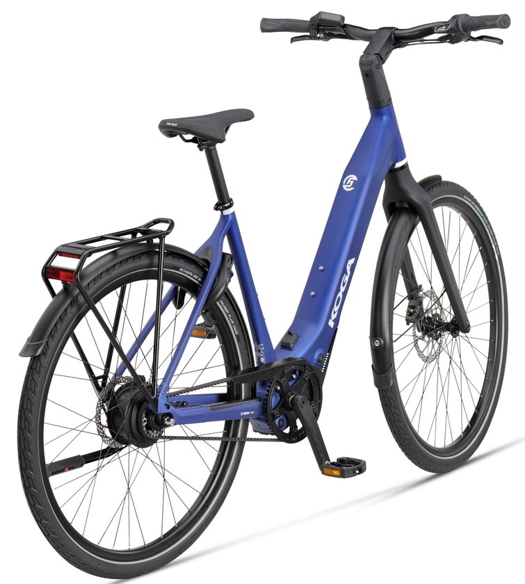 Lekki rower elektryczny na pasku KOGA E-F3 6.0 BOSCH Peacock Blue Mat