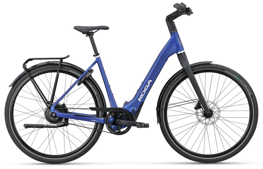 Lekki rower elektryczny na pasku KOGA E-F3 6.0 BOSCH Peacock Blue Mat