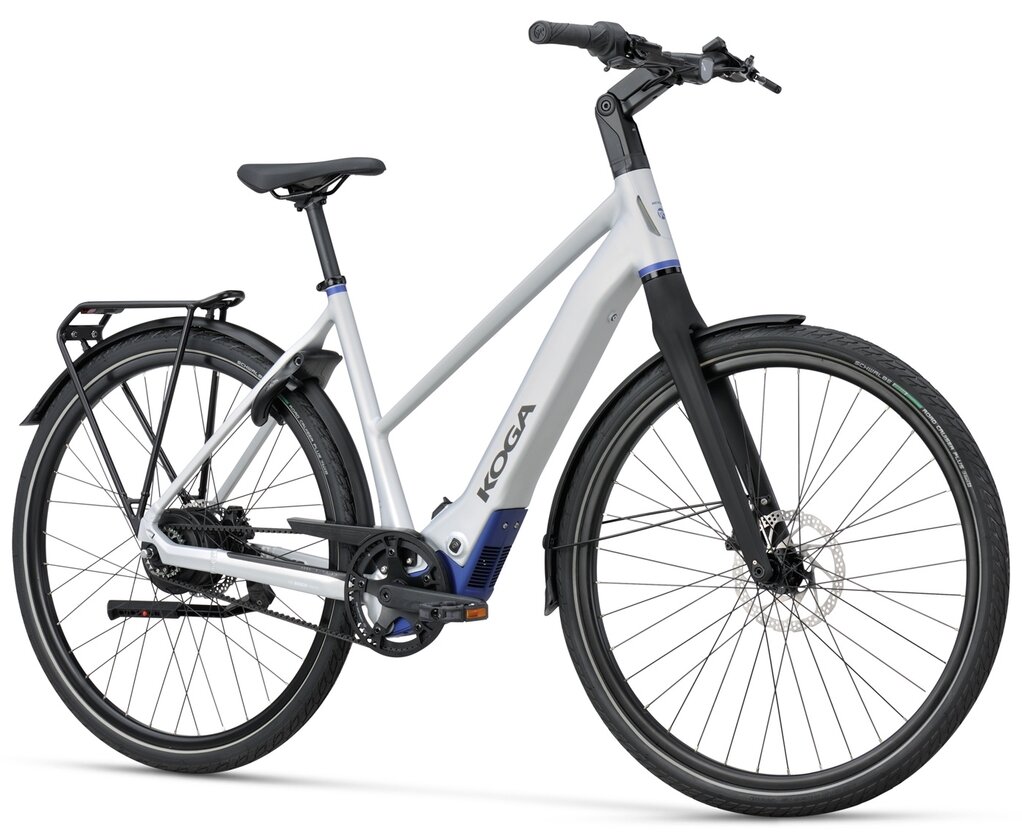 Lekki rower elektryczny na pasku KOGA E-F3 6.0 BOSCH Silver Mat
