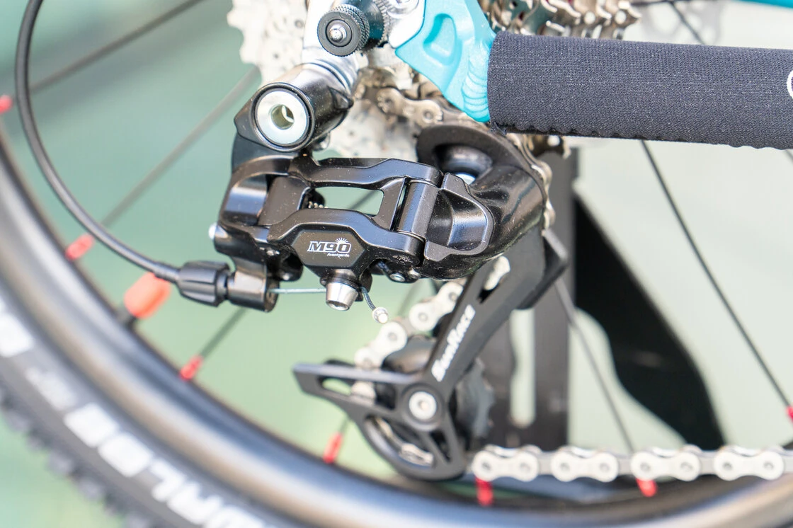 Lekki rowerek amortyzowany KUbikes 20 S MTB DISC turkusowy