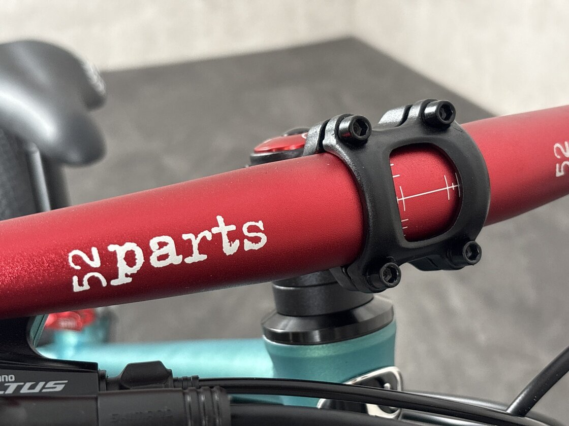 Lekki rowerek amortyzowany KUbikes 20 S MTB DISC turkusowy + laser red