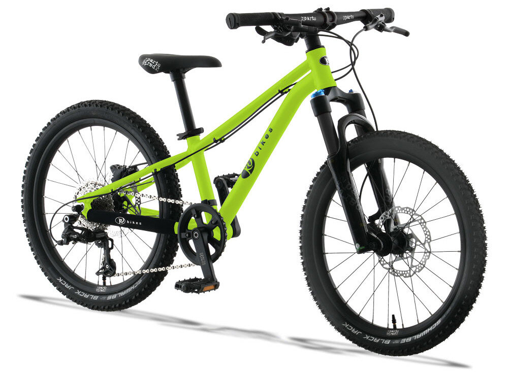 Lekki rowerek amortyzowany KUbikes 20 S MTB DISC zielony