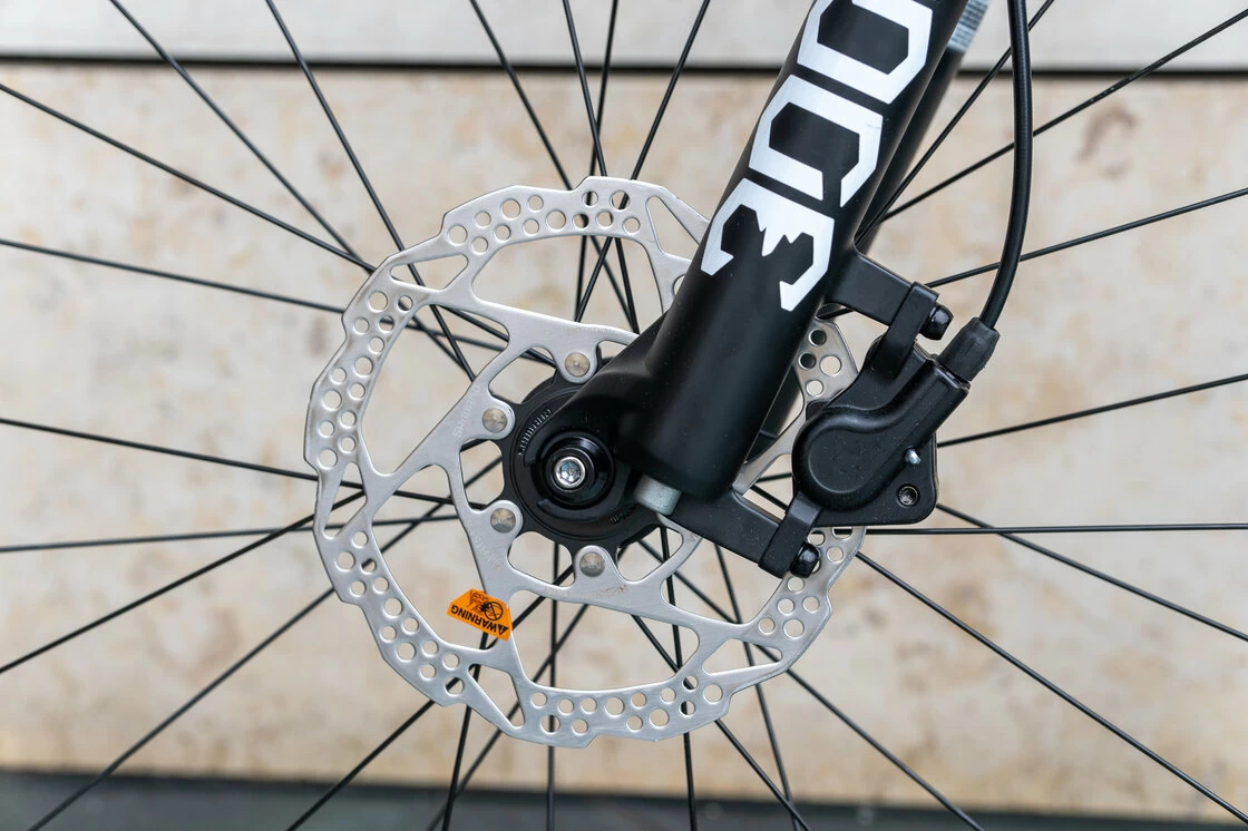 Lekki rowerek amortyzowany KUbikes 24 S MTB DISC turkusowy