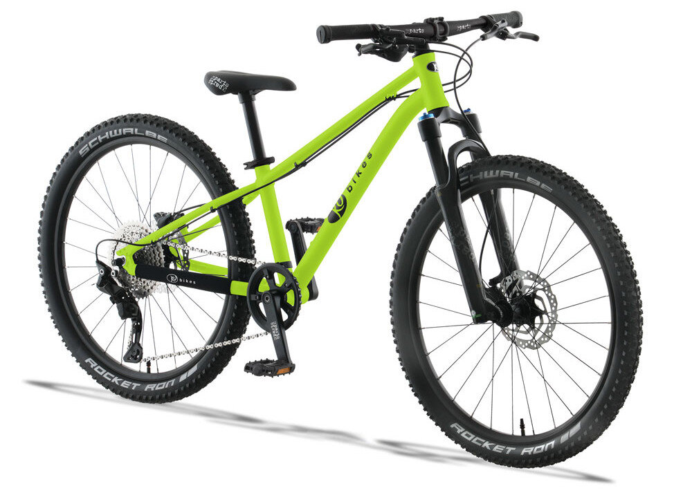 Lekki rowerek amortyzowany KUbikes 24 S MTB DISC zielony