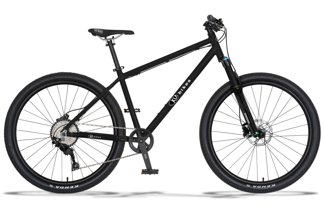 Lekki rowerek amortyzowany KUbikes 27,5 MTB DISC czarny M