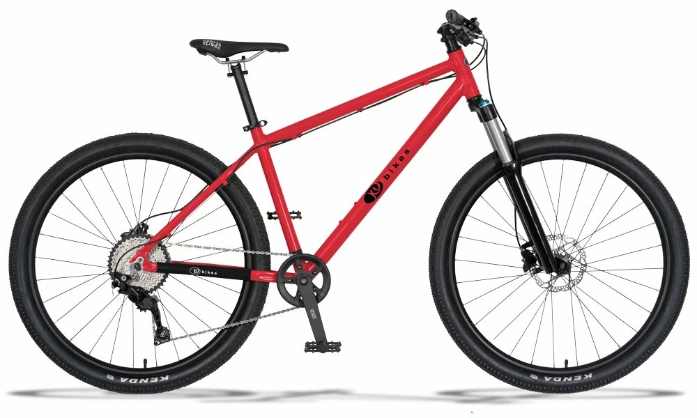 Lekki rowerek amortyzowany KUbikes 27,5 MTB DISC czerwony L