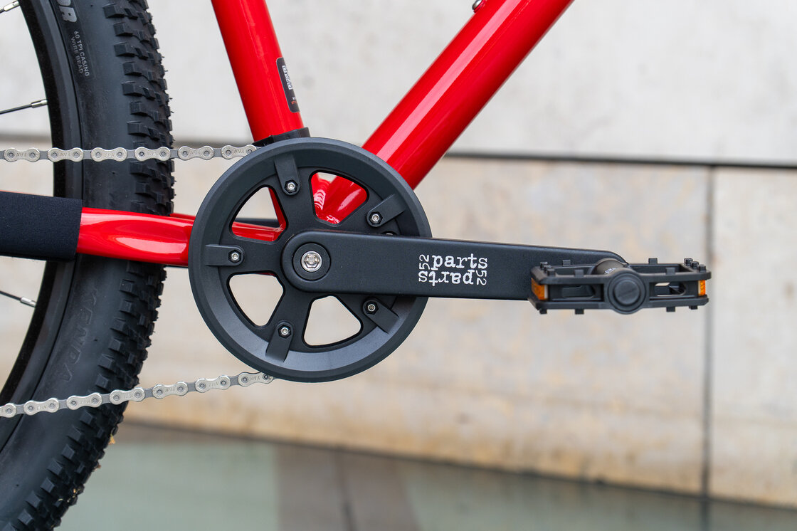 Lekki rowerek amortyzowany KUbikes 27,5 MTB DISC czerwony L