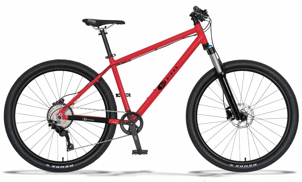 Lekki rowerek amortyzowany KUbikes 27,5 MTB DISC czerwony M