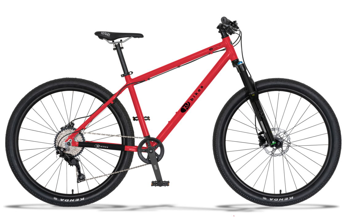Lekki rowerek amortyzowany KUbikes 27,5 MTB DISC czerwony M