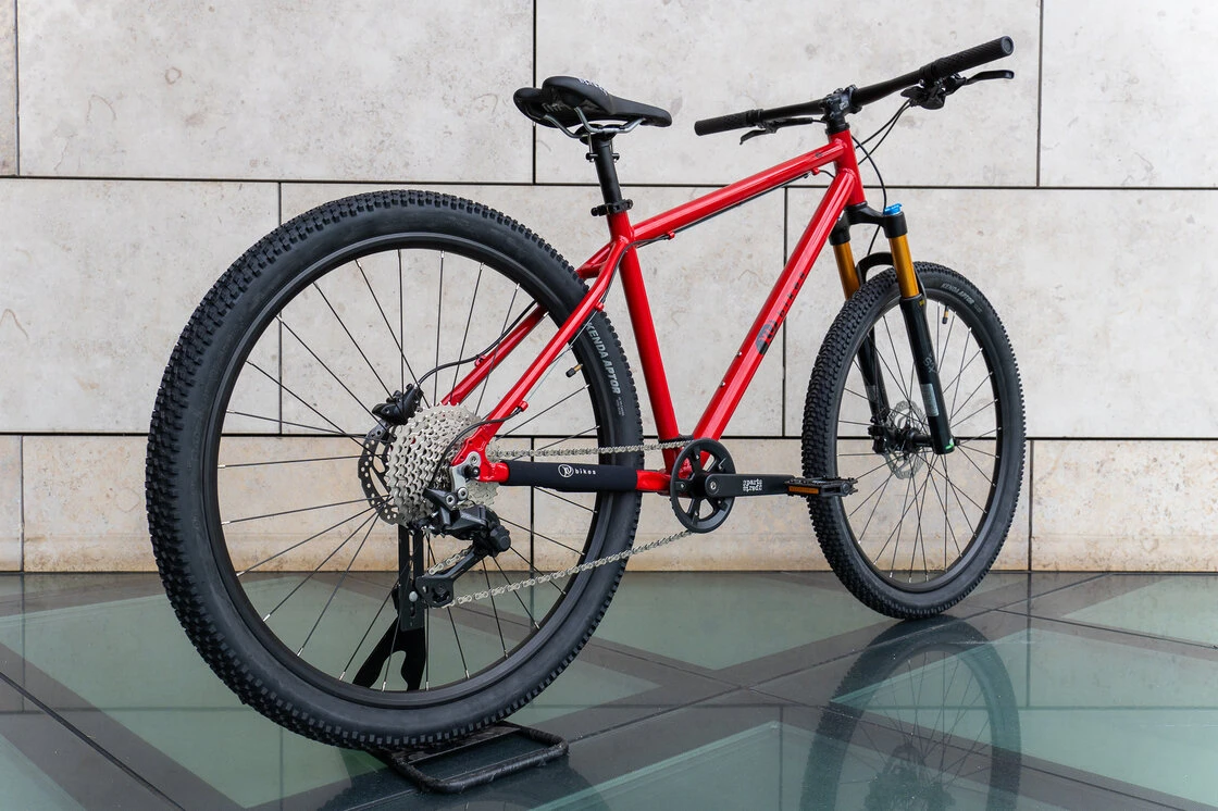 Lekki rowerek amortyzowany KUbikes 27,5 MTB DISC czerwony M