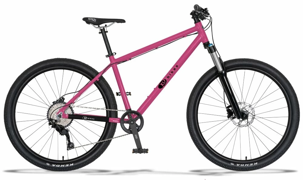 Lekki rowerek amortyzowany KUbikes 27,5 MTB DISC różowy M