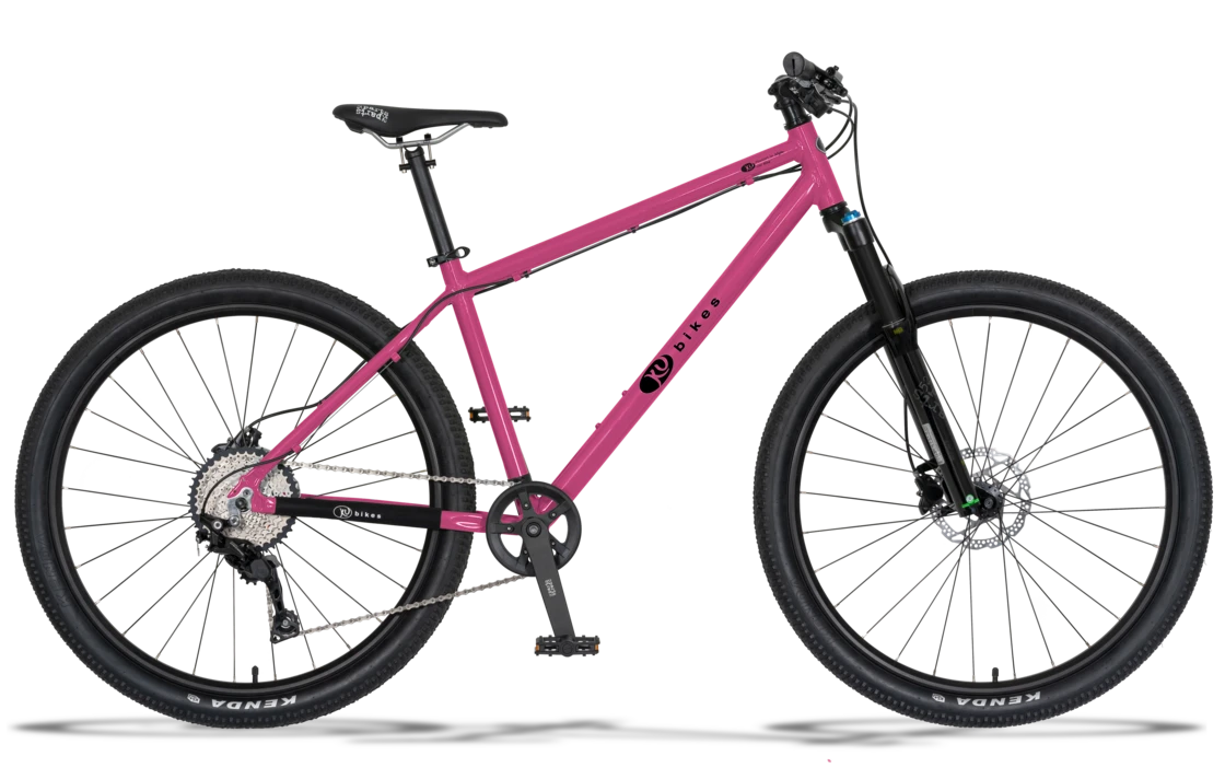 Lekki rowerek amortyzowany KUbikes 27,5 MTB DISC różowy M