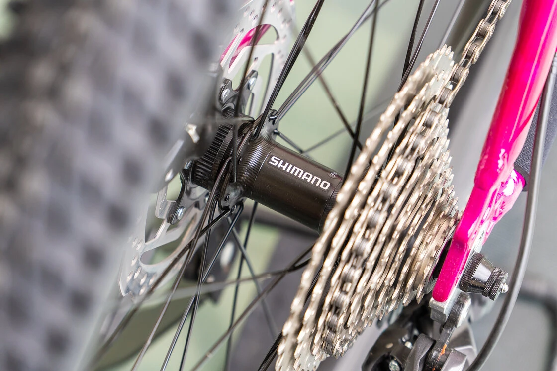 Lekki rowerek amortyzowany KUbikes 27,5 MTB DISC różowy M