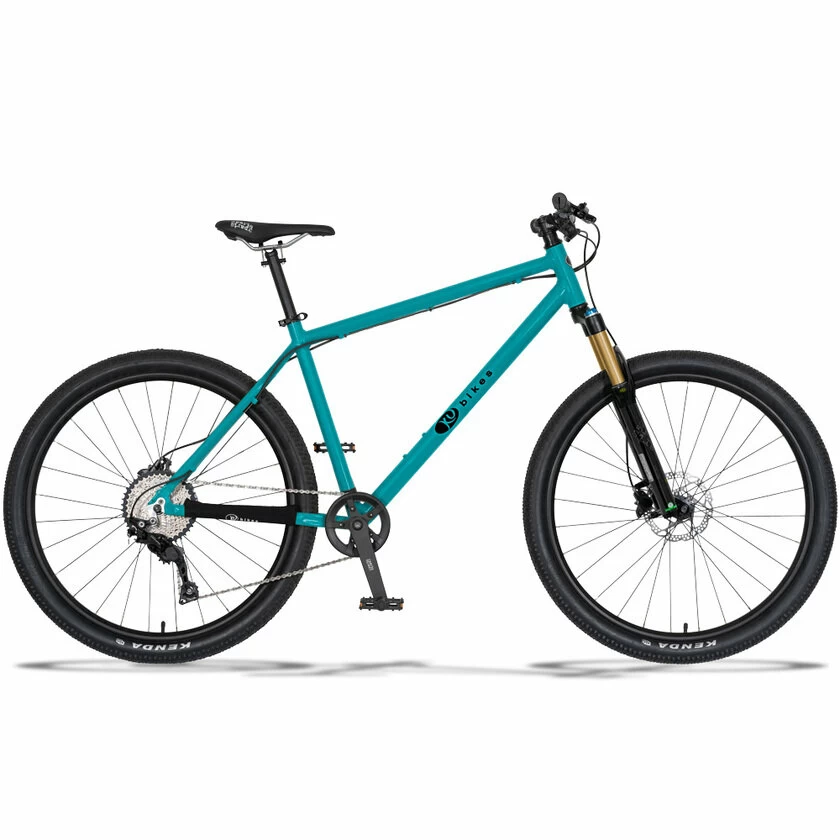 Lekki rowerek amortyzowany KUbikes 27,5 MTB DISC turkus L