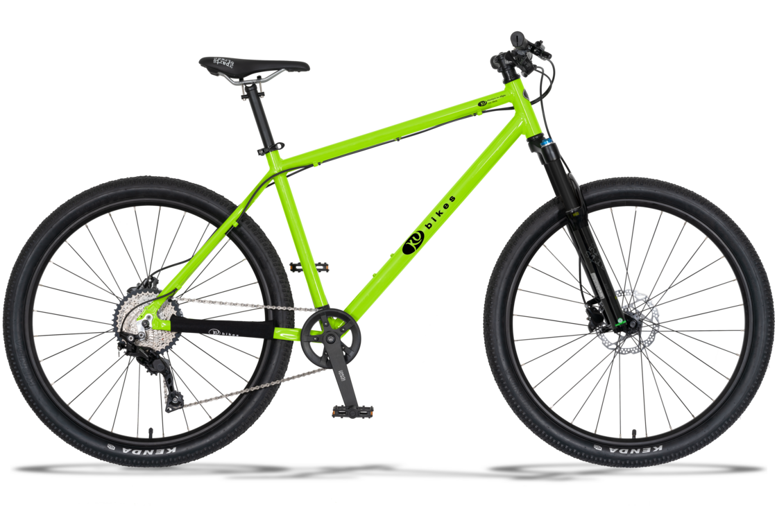 Lekki rowerek amortyzowany KUbikes 27,5 MTB DISC zielony L