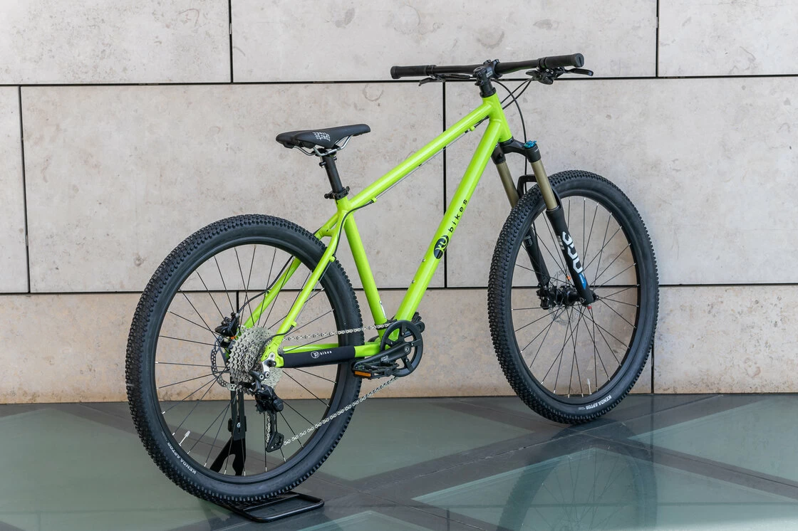 Lekki rowerek amortyzowany KUbikes 27,5 MTB DISC zielony M