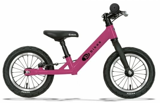 Lekki rowerek biegowy KUbikes 12" Różowy